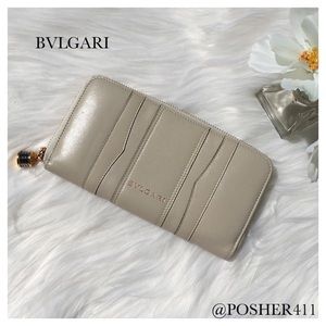 BLVGARI CREAM WALLET